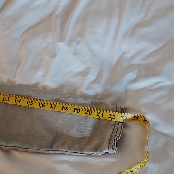 OSO Causuals Women's Jacket Grey Denim Ruffled Fitted Y2K 90's Size 8 - Picture 11 of 16